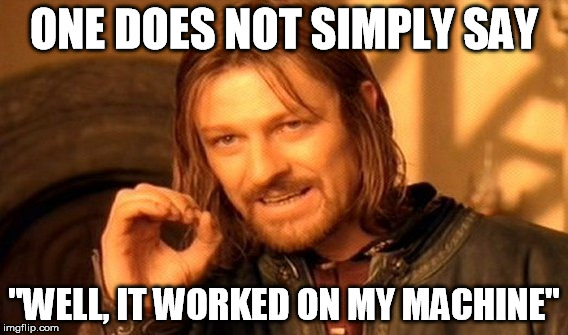 one does not simply dockerize it